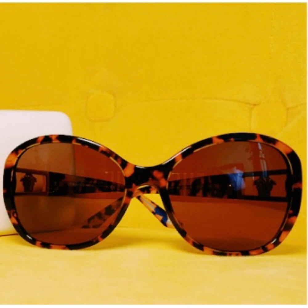 Versace Tortoise & Gold Sunglasses